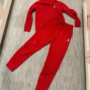 Jordan Red Athletic sweatsuit